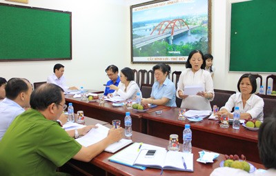 At the meeting (Photo: SGGP)